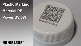 PE Bootle Cap QR Code Printing Marking Engraving UV Laser Marking Machine