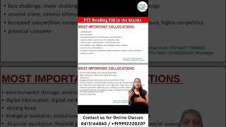 Ace Your PTE Reading with These Must-Know Collocations!#pte #ptetipsandtricks #ptereading #pte