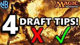 MTG DRAFT TIPS FOR BETTER DRAFTING!!!