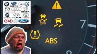 Fix ABS Car Dashboard Warning Light (Yellow Red Question Mark Nissan Ford Toyota Kia Hyundai Honda)