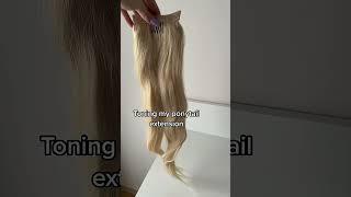 2 Minutes to Tone Real Hair Extensions   | Tape in Human Hair Extensions |  Link Is In Description