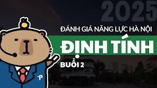 [ĐGNL HN] TƯ DUY ĐỊNH TÍNH - BUỔI 2 - ÔN THI ĐÁNH GIÁ NĂNG LỰC HÀ NỘI NĂM 2025 - HSA