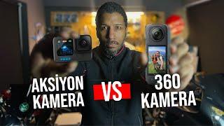 Aksiyon kamera vs 360 kamera / Hangisi, neden? / Motovlog