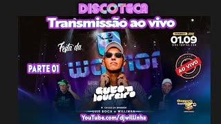 TRANSMISSÃO AO VIVO DA FESTA DA WARRIOR PARTE 01 nas Aventuras Musicais da Discoteca no YouTube