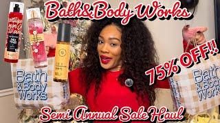 Bath & Body Works Winter Semi Annual Sale Haul ! Summer Scents In Winter ??