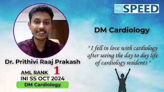 INI SS DM Cardiology, 1st Rank AML, INI-SS Oct’ 2024, Dr. Prithivi Raaj Prakash., #iniss