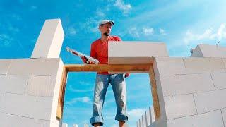  HOW TO BUILD A CHEAP HOUSE? The fastest masonry of aerated concrete block on foam. # 3