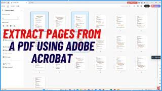 How to Extract Pages From a PDF Using Adobe Acrobat