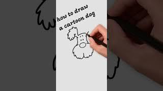 how to draw a cartoon dog #KidsTube