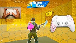 [1 HOUR] Scuf Envision Controller ASMR  Handcam Fortnite Box Fights 