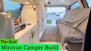 The Best Minivan Camper Build