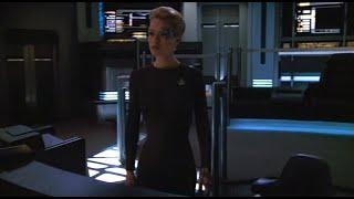 Seven of Nine in charge of the ship | HD Upscaling | Video Enhance AI | Star Trek: Voyager - One