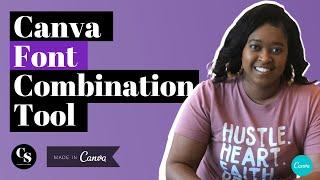 Canva Free Font Combination Tool | Canva Tutorial