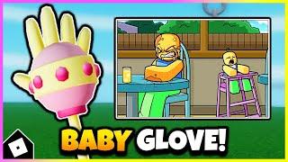 How To Get BABY GLOVE & SHOWCASE in SLAP BATTLES! [ROBLOX]