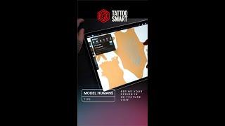 Drawing in 3D and 2D on Procreate - Tattoo Smart Model Humans Tips