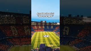 Barcelona's Anthem in English. #shorts #barcelona #anthem