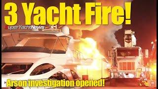 Suspicious, Multiple Yacht Blaze in Miami under Investigation | SY News Short