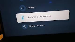 How to pair a bluetooth device to chromecast with Google tv