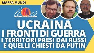 Ucraina, i fronti di guerra: i territori presi dalla Russia e quelli chiesti da Putin