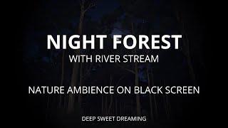 Soothing NIGHT FOREST Sounds - 8 Hours of Nature Ambience - For Relaxing, Sleeping, ASMR