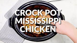 How to make: CROCK POT MISSISSIPPI CHICKEN