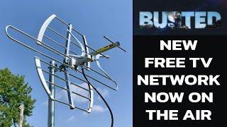 New Free Over-the-Air TV Network 'BUSTED' Launches Today. Receive it with a TV antenna.