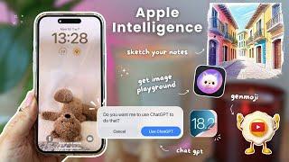 Apple Intelligence iOS 18.2  new features, aesthetic emojis, ChatGPT, image wand, tips & tricks