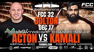 FCC 32: Jamie Acton vs Shah Kamali - FCC Heavyweight Championship