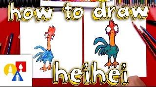 How To Draw Heihei From Moana