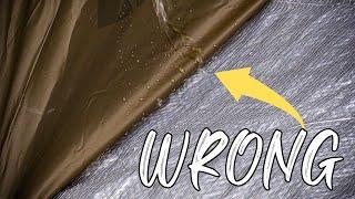 How To Set Up A Tent Ground Tarp Correctly