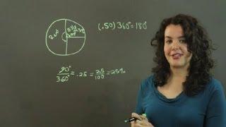 How to Construct a Pie Chart Depicting the Percentages : Trigonometry, Statistics & More