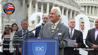 Rep. Jim Costa: “We support Armenia, the people of Armenia, and its territorial boundaries”