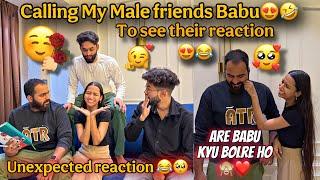 Calling My Male best friends Babu️To See their Reaction | Aarti vlogs |