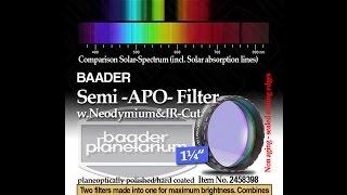 Baader Planetarium Semi APO Filter 1.25" for Achromat Refractors