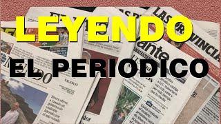 Leyendo el Periodico