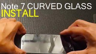 DONT BUY Note 7 Curved TEMPERED GLASS INSTALL