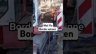 Ihr müsst mal #fix #Borde setzen! #Handwerk #bau #straßenbau #galabau #naturstein #granit #handwerke