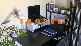 SHOPEE STUDY TABLE: budget desk setup for students