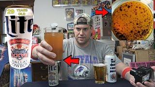 Can Drinking a 29 Year Old Miller Lite Finally Help The Buffalo Bills Win The Super Bowl? | LA BEAST