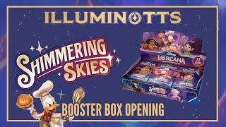 Disney Lorcana Shimmering Skies Booster Box Opening