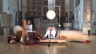 wunderschönes Konzert Petri Kirche Dortmund Ahora & Traumkraft Didgeridoo Tanpura Monochord Gesang