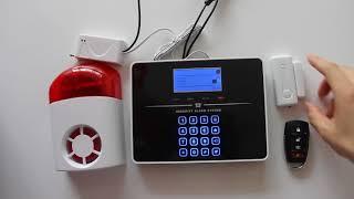 G3B Touch Home Security GSM ALARM SYSTEM With Wireless Siren