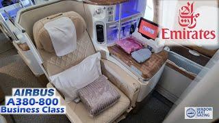 Emirates Business Class Airbus A380-800 Inflight Experience / Sydney to Christchurch /  4K