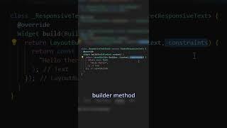 Here is why you need to start using Layout Builder! #flutter #responsivedesign #coding #tutorial