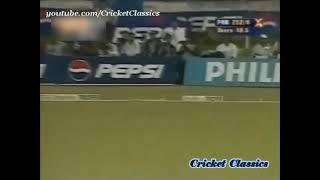 First scoop shot in the cricket history by moin Khan vs srilanka in Pepsi Asia cup 2000