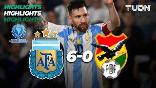 HIGHLIGHTS - Argentina 6-0 Bolivia | CONMEBOL-Eliminatoria 2024 |