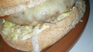 هامبورغر اللحمHamburguesa de carne