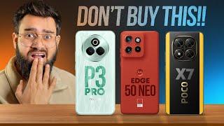 Realme P3 Pro vs Moto Edge 50 Neo vs POCO X7 *Full Comparison*  BIG MISTAKE??