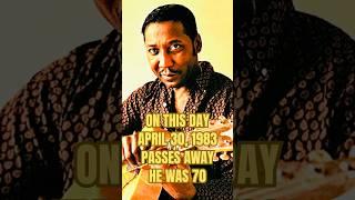 On this day, April 30, 1983, Muddy Waters passed away at the age of 70. #music #bluesman #guitar