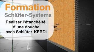 Formation : Réaliser l'étanchéité d'une douche avec Schlüter-KERDI